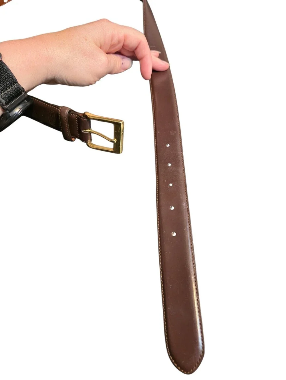 Coach Calfskin Belt- 38